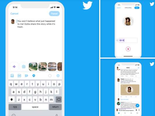 Социальные сети - Twitter запустила голосовые твиты длительностью до 140 секунд