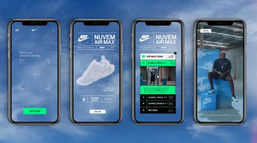 Дизайн и Креатив - Креатив от Nike - эксклюзивный контент нашедшим облако в форме кроссовка