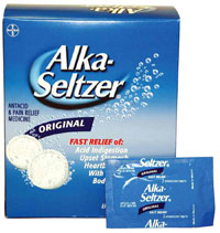 ... - 76       Alka Seltzer