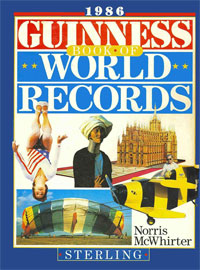 Однажды... - 53 года назад вышла в свет Книга рекордов Гиннеса