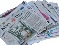Новости Медиа и СМИ - В США ускорилось падение тиражей газет