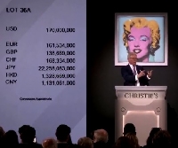 Новости рекламы - Портрет Мэрилин Монро был продан за 195 млн долларов