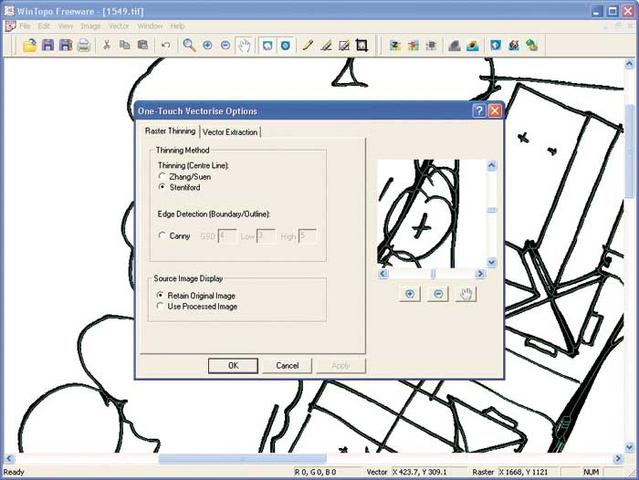 . 9. WinTopo Raster to Vector Converter