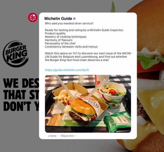 Дизайн и Креатив - Burger King начал борьбу за звезду Мишлена