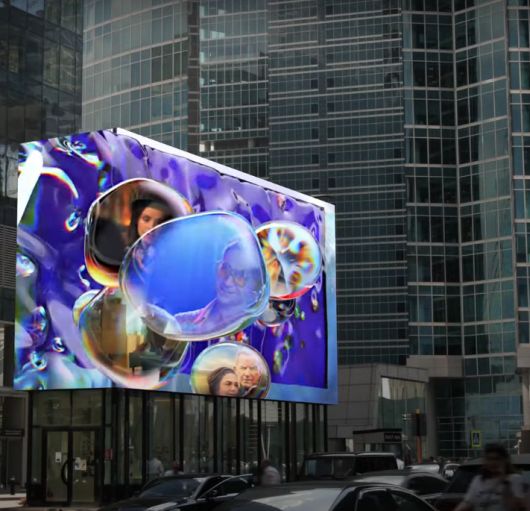 Новости Технологий - Как выглядит 3D-реклама в «Москва-Сити»?