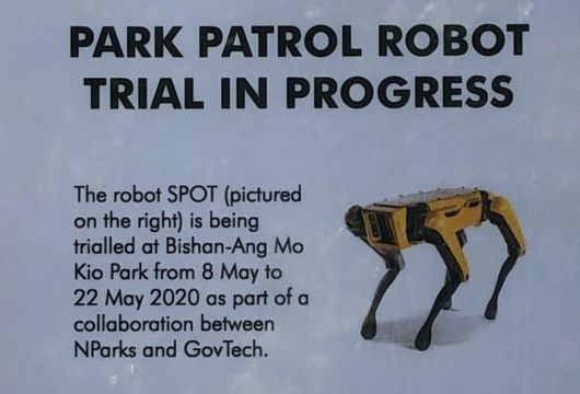 Новости Технологий - «Робопёс» от Boston Dynamics начал патрулировать парк в Сингапуре
