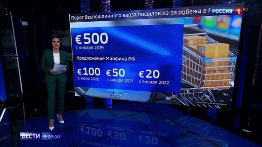 Официальная хроника - Минфин отложил снижение порога беспошлинного ввоза интернет-заказов